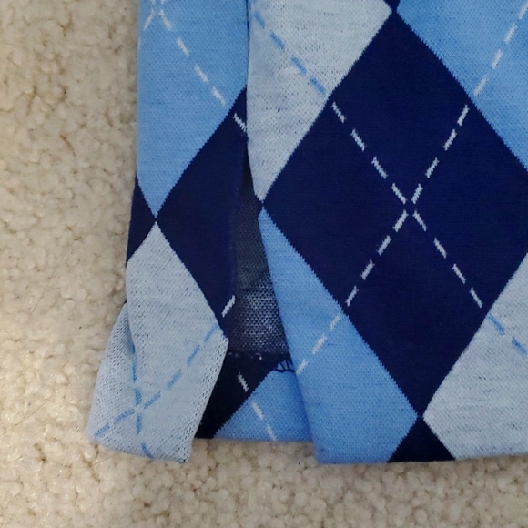 Blue sketchered pencil skirt size: small brand:H&M - Picture 4 of 4